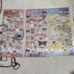 正規品クリアキャンディシール　サンリオ　ポムポムプリン　キティ　クロミ　マイメロ