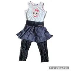 ミキハウスインナー、スカート付きスパッツセット売り