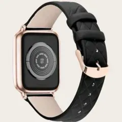 1個 ミニマリスト Apple Watch用バンド Shein 黒