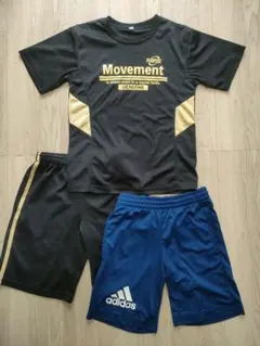adidas ショートパンツ 西松屋 スポーツウェア セット 130 サイズ