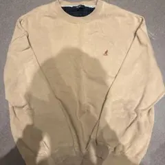 KANGOL BEAMS HEARTクルーネックスウェット Mサイズ ベージュ