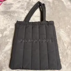 GELATO PIQUE キルティングトートバッグ 黒