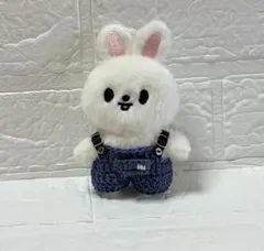 オーバーオール風サロペット skzoo 10cm ぬい服 ☆オーダーページ☆ skzoo オーバーオール風サロペット (ネイビー) 10cmぬい服 スキズ