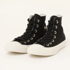 CONVERSE ブラック ハイカットスニーカー ゴールド 8 26.5cm