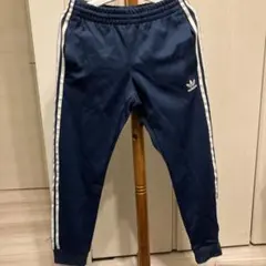 adidas トラックパンツS ブルー系