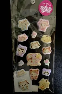 【正規品】 サンリオ ぷくっとシール ラテクマベビー 立体シール キティ