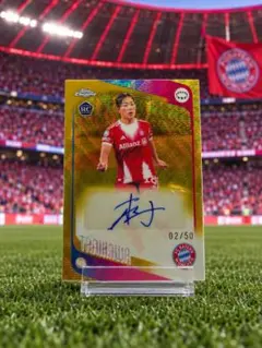 【50シリ】Topps Chrome 谷川萌々子 直筆サイン