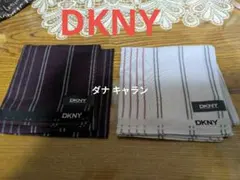 DKNY メンズ ハンカチ 2枚セット
