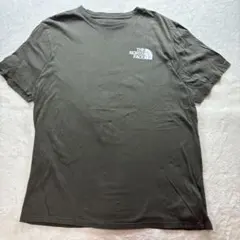 【F2045】THE NORTH FACE バックプリントTシャツ L カーキ