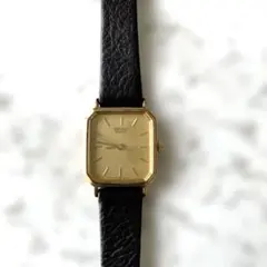 セイコー アナログ腕時計 ゴールド/ブラック