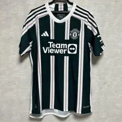 美品 adidas マンチェスターユナイテッド 23-24AWAYユニフォーム