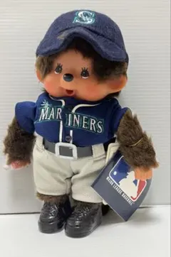メジャーリーグ　モンチッチ　ドジャース　マリナーズ　S ぬいぐるみ メジャーリーグ モンチッチ ドジャース マリナーズ S ぬいぐるみ