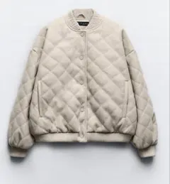 ZARA キルティング ボンバー ジャケット ブルゾン