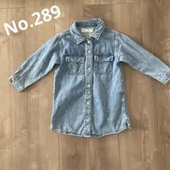 ZARA  kids baby 100 104 デニム　ワンピース