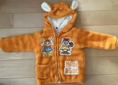 Mimi & Sue オレンジ フード付きアウター 80
