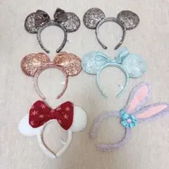 【纏め売り】ディズニー カチューシャ 6個セット