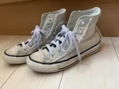 コンバース ハイカットスニーカー ホワイト　デニム