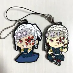 鬼滅の刃 宇髄天元 ラバーストラップ きゅんキャラ ラバスト キーホルダー