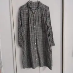 無印良品　チェック柄チュニック　Ｍ