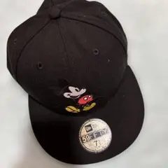 Mickey Mouse 59FIFTY ブラックキャップ 7 1/2