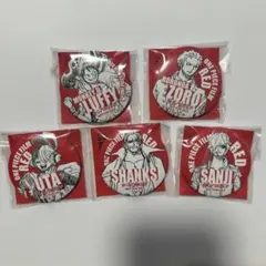 ONEPIECE FILMRED オリジナル缶バッジ コンプリート5種セット