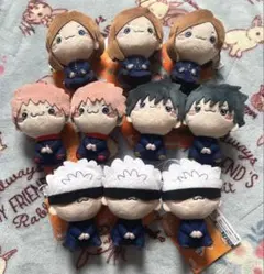 呪術廻戦 もちぴこマスコット 伏黒恵 虎杖悠仁 五条悟 釘崎野薔薇 コンプリート