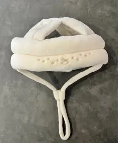 Cotori子ども用ごっつん防止ヘルメット ホワイト 星刺繍付き
