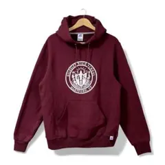 RUSSELL ラッセル パーカー 裏起毛 バーガンディ M ボルドー 古着