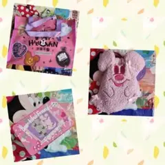 新作 ディズニー ハロウィン お菓子 3点セット 巾着 ピンク