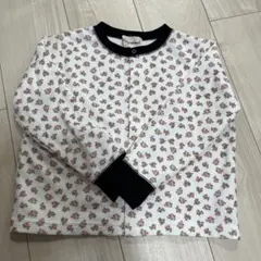 【美品】カーディガン　長袖　ブランシェス　花柄　110 韓国　子供服