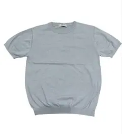 MOON CASTLE　ICE COTTON CREWNECK　半袖ニット