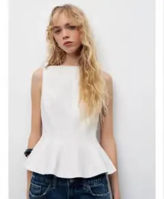 2026年最新】ZARA ペプラム リボンの人気アイテム - メルカリ