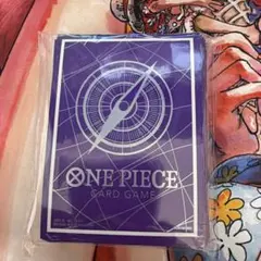 ワンピースカードゲーム　リミテッドカードスリーブ　スタンダードパープルシルバー
