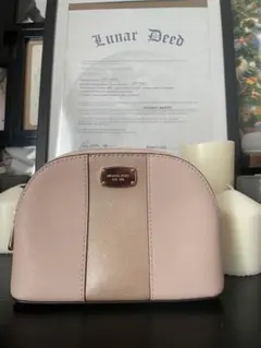 【お値下げ中！】MICHAEL KORS ピンク ラウンドポーチ