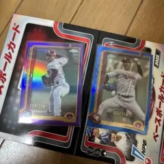 Topps npb 2025 chrome 楽天カード セット