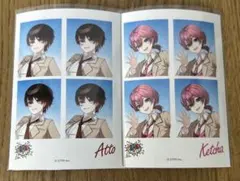 AMPTAK×COLORS STPRファミマ ブロマイド あっとくんけちゃくん