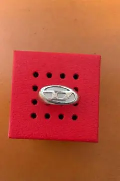DIESEL ディーゼル リング 指輪 ロゴ US9 約19号 箱付き