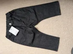 新品　F.OKIDS ブラックストレートパンツ 80cm