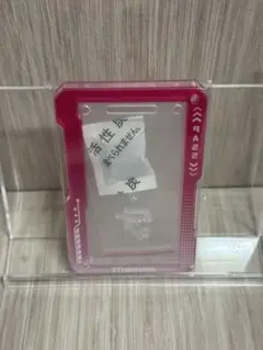 通行認証ケース　赤