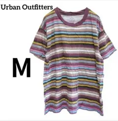 Urban Outfitters【М】ストライプTシャツ 半袖 コットン100%