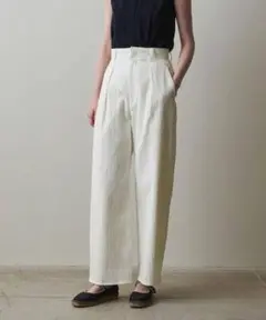 <Steven Alan> RIPLE COTTON TUCK TROUSERS