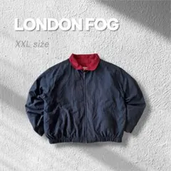 LONDON FOGハリントンジャケット中綿ライナー黒XXL短丈US古着CBOY