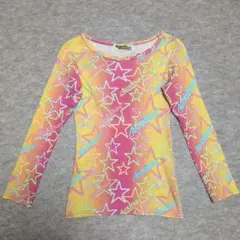 希少　ヒステリックグラマー ロンT 星 総柄 長袖Tシャツ