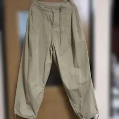 GANRYU サルエルパンツ チノパン ベージュ 変形シルエット M GANRYU サルエルパンツ チノパン ベージュ 変形シルエット M - メルカリ
