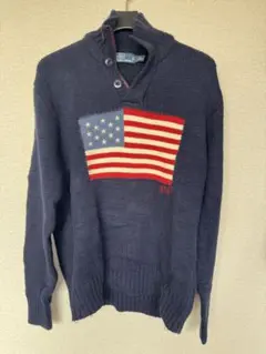 ラルフローレン 星条旗 ニット