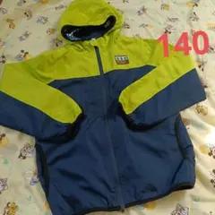 キッズ140　ジャンパー　（西松屋、黄緑）