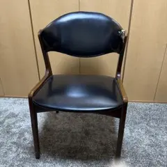 アサヒファニチュア（Asahi Furniture）　ヴィンテージ椅子　破れ有のサムネイル