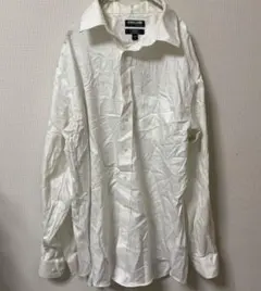 難あり❣️KIRKLAND ドレスシャツ XL ホワイト大きいサイズ カークランドのサムネイル
