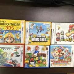 マリオシリーズゲームセット 6本