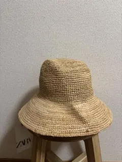 ZARA ザラ　麦わら帽子　Mサイズのサムネイル